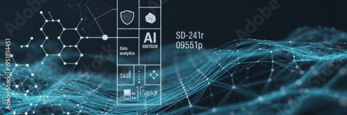 Data science. Innovation technology, digital software development concept. Algorithm and deep learning of AI artificial intelligence, data engineering and global network. data processing technology.