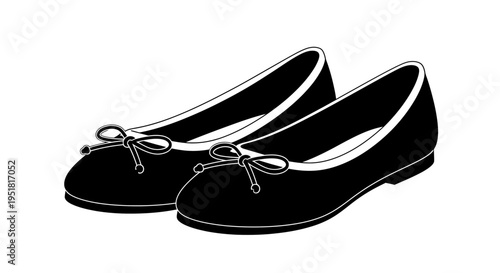 Elegant Ballet Flats with Bows, Stylish Footwear for Women