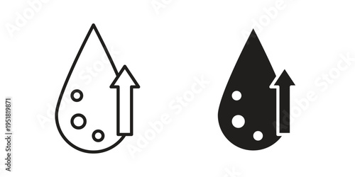 High cholesterol icon. Black and White Vector Illustrations. line icon vector pictogram