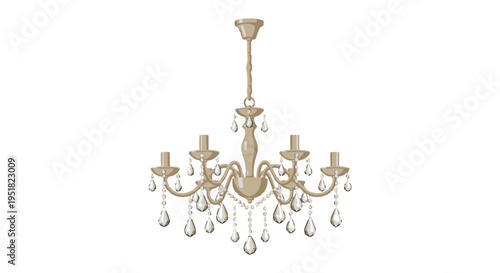 Elegant Crystal Chandelier Lighting Fixture for Interior Decoration