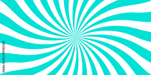 retro sunlight rays background layout. vintage sunrise sunbeam element spiral striped. Vector rays colorful radiating circus backdrop. Radial beam sunrise or sunset light retro design illustration.