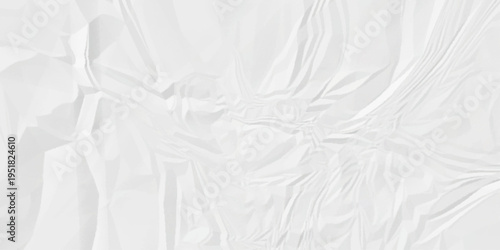 Paper texture background. Natural background designed for paper mockup design use. Old torn lined sheet paper with rough edges. Crumpled paper Blank white crumpled and creased paper poster.