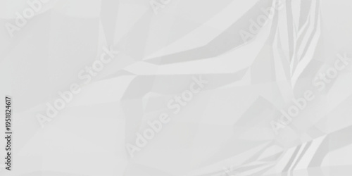 Paper texture background. Natural background designed for paper mockup design use. Old torn lined sheet paper with rough edges. Crumpled paper Blank white crumpled and creased paper poster.