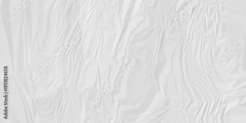 Paper texture background. Natural background designed for paper mockup design use. Old torn lined sheet paper with rough edges. Crumpled paper Blank white crumpled and creased paper poster.