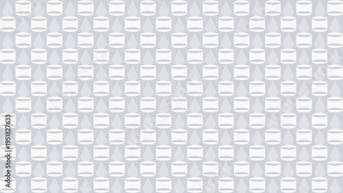 Seamless Woven Textured Background in White vector illustration