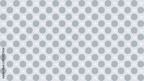 Seamless Pattern of Dots with Intricate Lace Background vector illustration