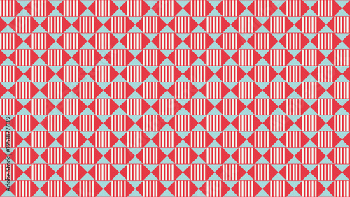 Red Diamond Pattern Background vector illustration