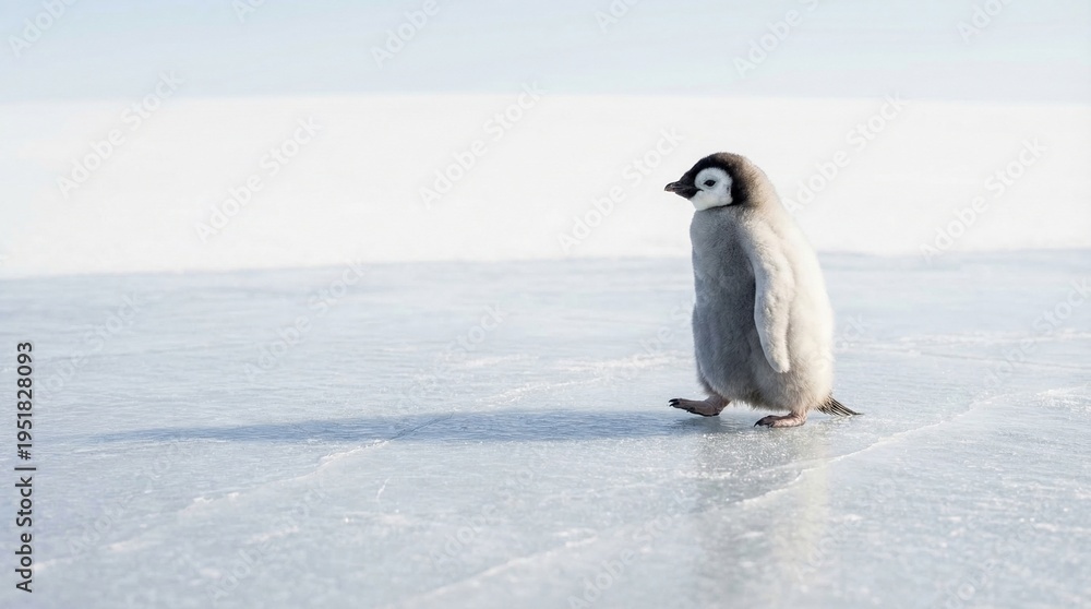 Obraz premium penguin in the snow