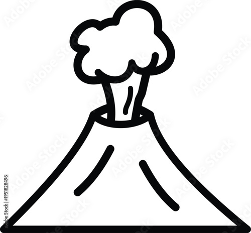 Ship icon sailing on waves