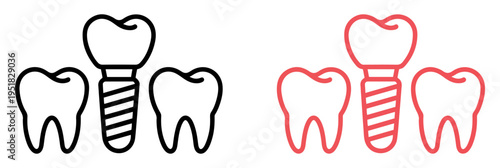 dental tooth recovery procedure icon