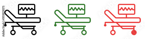 life support resuscitation medical icon