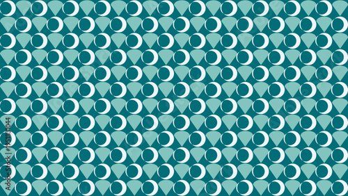 Abstract Teal and White Pattern Background vector illustration