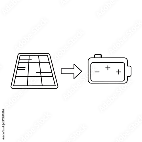 solar panel charging battery