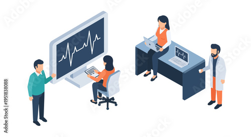 Medical professionals in a hospital setting.