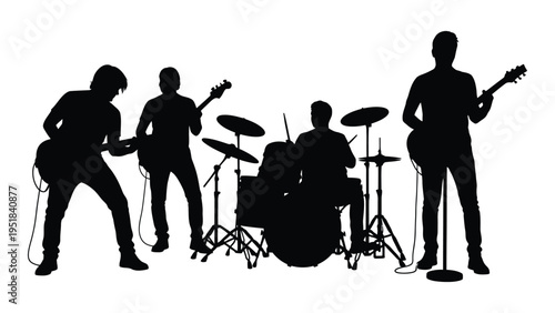 A group of musicians playing instruments