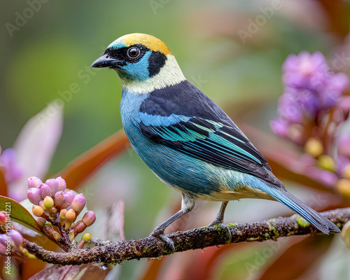 Golden hooded tanager