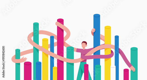 Strategic Business Agility Concept Representing Dynamic Project Management and Resource Optimization for Creative Agencies