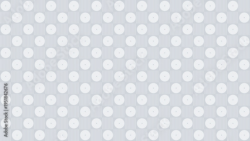 Seamless Polka Dot Pattern on Light Gray Background vector illustration