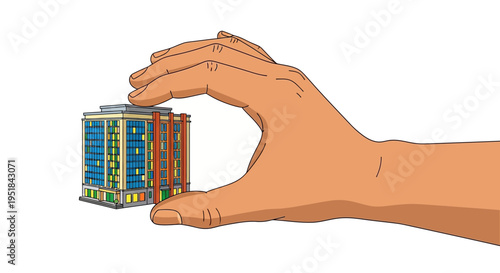 Strategic Corporate Real Estate Acquisition and Market Dominance Concept for Enterprise Growth