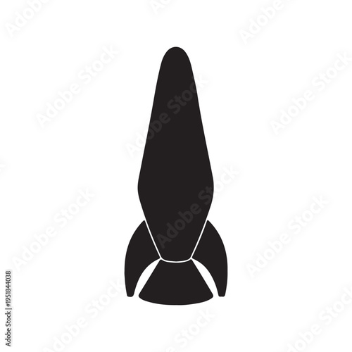 Black Lava lamp silhouette vector illustration