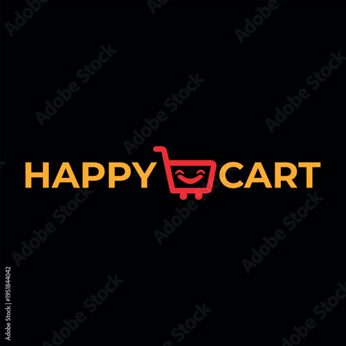 ecommerce online store logo design vector