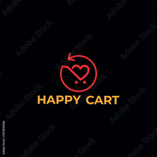 ecommerce online store logo design vector