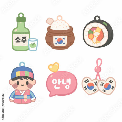 Cute Korean Pastel Charms