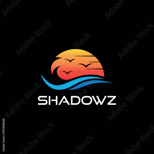 summer holidays logo design vector