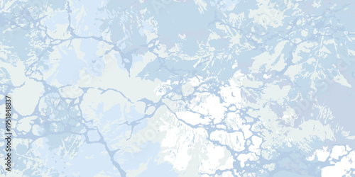 Abstract artistic pattern in pastel tender blue colors universal