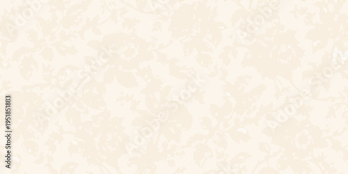 Delicate floral pattern on a cream colored background texture