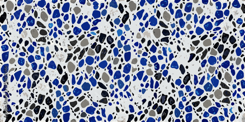 Abstract background featuring a speckled pattern of blue gray and white