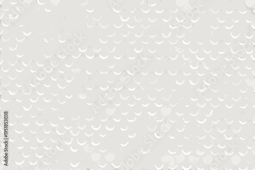 Seamless pattern of overlapping white scales resembling fish or reptile skin