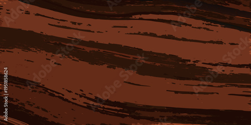 Abstract brown and reddish brown brushstroke pattern with dynamic textures