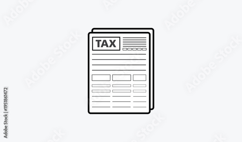 Tax icon design