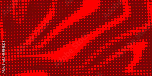 Abstract Red Halftone Swirl Background. simple eps 10
