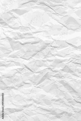White clean crumpled paper