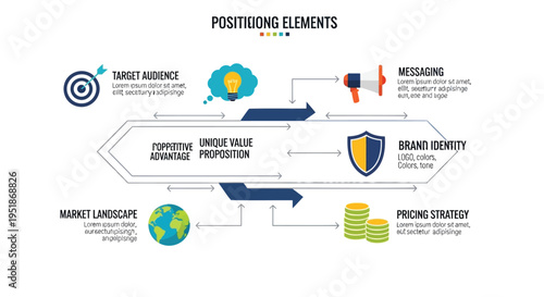 Set of 9 vector marketing and branding elements