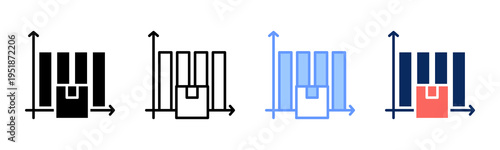 Viability icon set multiple style collection