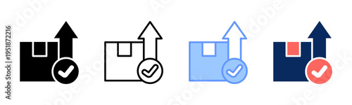 Value Alignment icon set multiple style collection