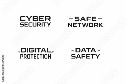 Bold cybersecurity concepts highlighting digital protection and safe networks