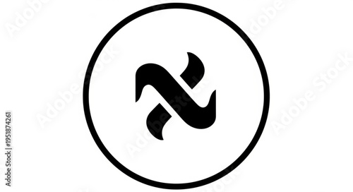 warning sign on white background