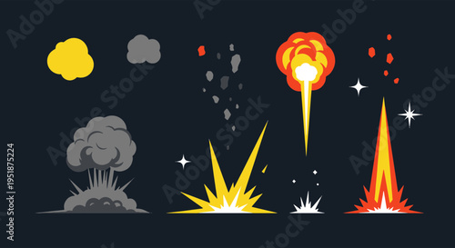 Explosion Effects Collection for Games and Animation