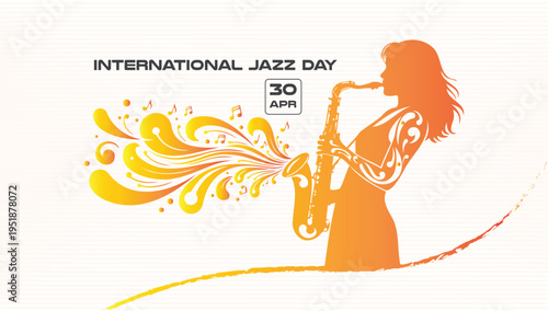 International Jazz Day Celebration – Live Music Performance and Saxophone Concept