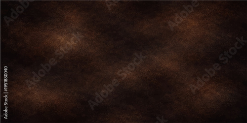 A dark grunge background of aged brown leather texture with a vintage parchment pattern and rough antique surface design