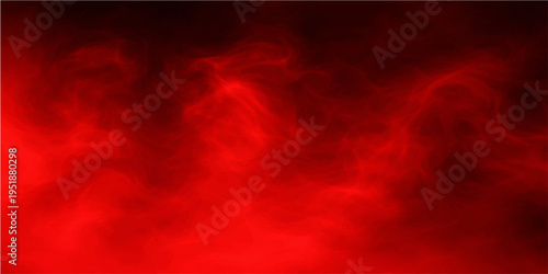 A sunset sky filled with dark red smoke and orange clouds creates an abstract fire texture across the storm heaven backdrop