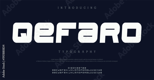 Introducing Qefaro Typography Font Design