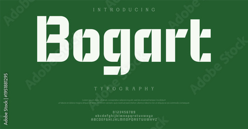 Introducing Bogart Typography Font Design