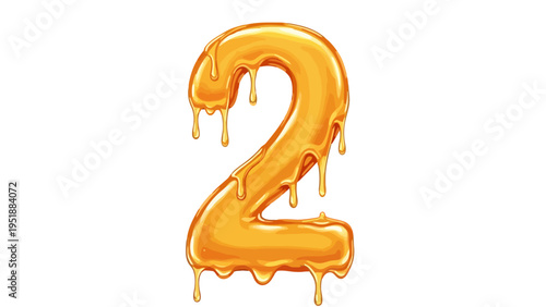 Golden Number Two Dripping.