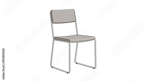 Modern Minimalist Chair Design.