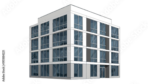 Modern Office Building Exterior.